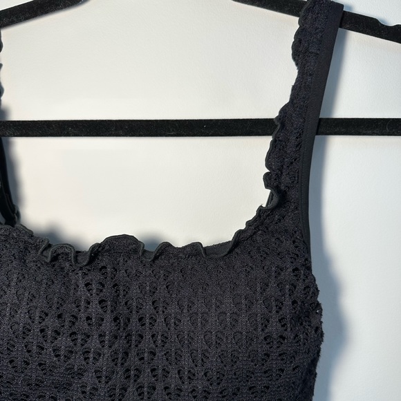 SEAFOLLY Havana crochet one piece black swimsuit - Picture 5 of 10